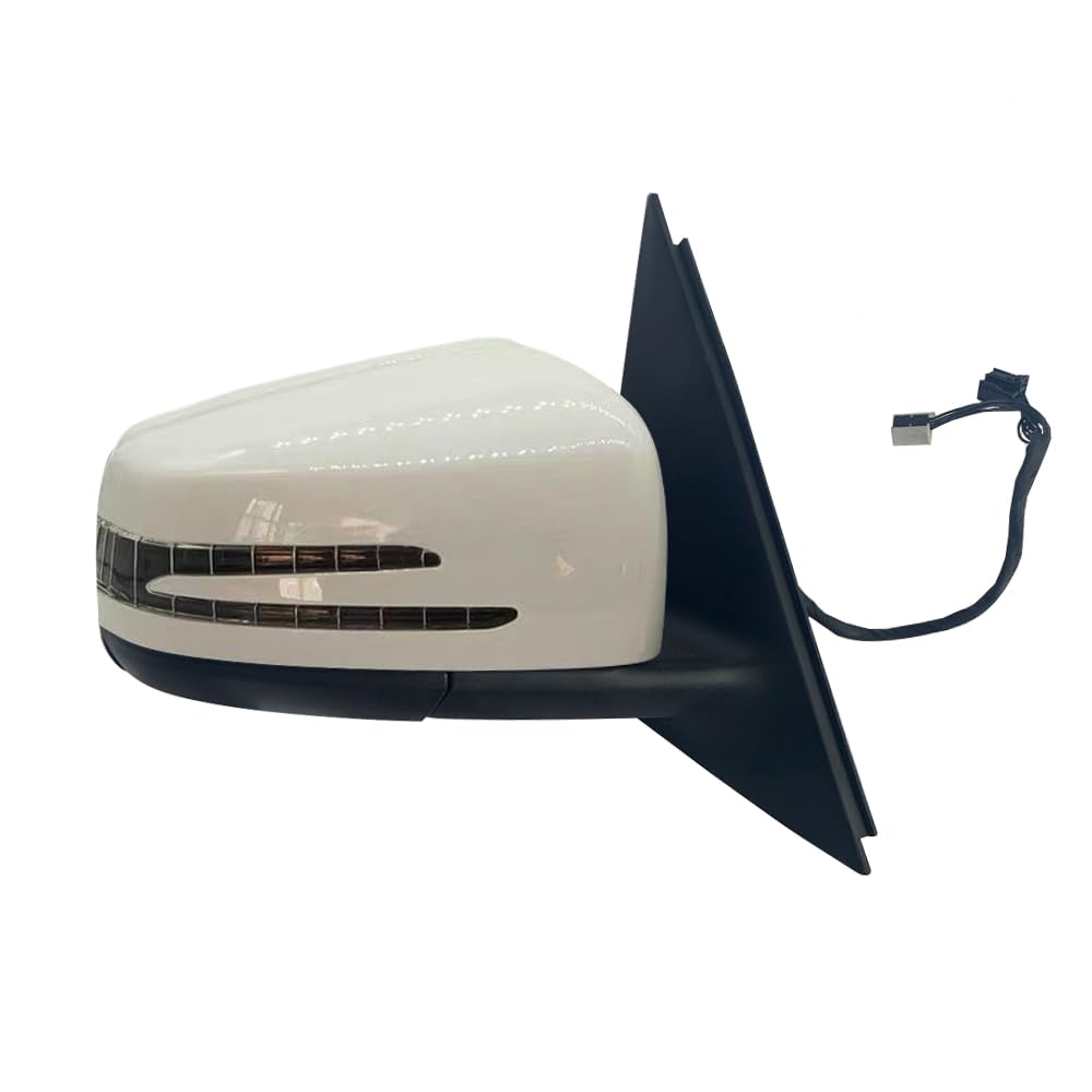 مونتاژ آینه عقب برقی درب بغل خودرو LETITBE برای مرسدس بنز مایباخ W240 سفید سمت سرنشین سمت راست سفید