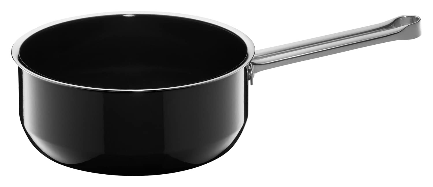 قابلمه شیر جوش وی ام اف آلمان WMF Fusiontec Compact، 18 سانتی‌متر، قابلمه القایی کوچک 1.8 لیتری، سرامیک پیشرفته، ضد خش، مشکی