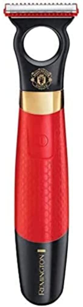 ماشین اصلاح ریش مردانه رمینگتون مدل Durablade MB055 نسخه منچستر یونایتد (تیغ 0.2 میلی‌متری + 4 شانه اتصال، استفاده خشک و مرطوب، باتری قابل شارژ، قابلیت شارژ USB شامل کابل) ماشین اصلاح ریش، قرمز
