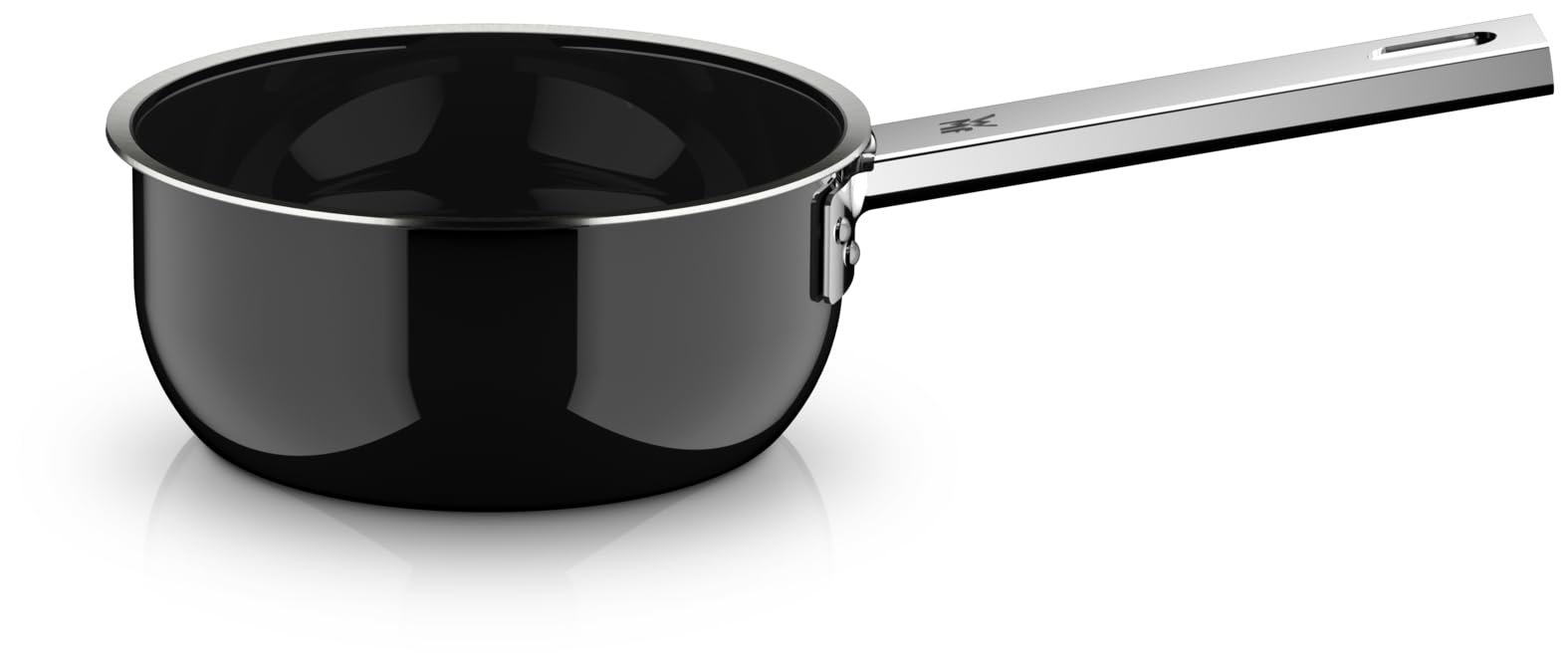 قابلمه شیر جوش وی ام اف آلمان WMF Fusiontec Function Pro، قابلمه، 16 سانتی‌متر، جنس بادوام، ضد خش، قابلمه کوچک، مناسب برای انواع اجاق گاز، ساخت آلمان، مشکی، 0518595290