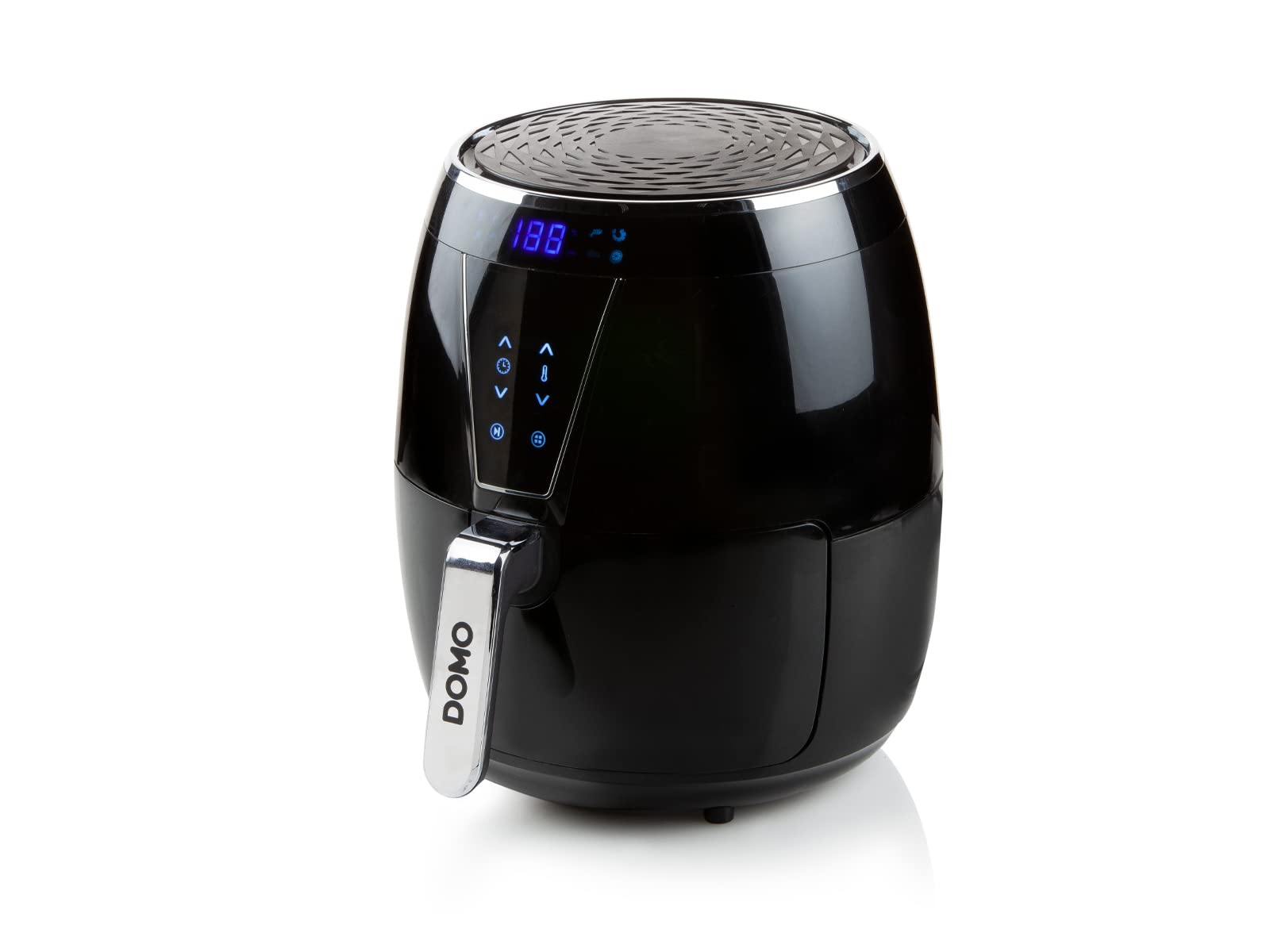 سرخ کن هوای گرم DOMO DO532FR XL - محافظت در برابر گرمای بیش از حد - لمس خنک - سرخ کن با صفحه نمایش - 4 لیتر - 1500 وات - مشکی
