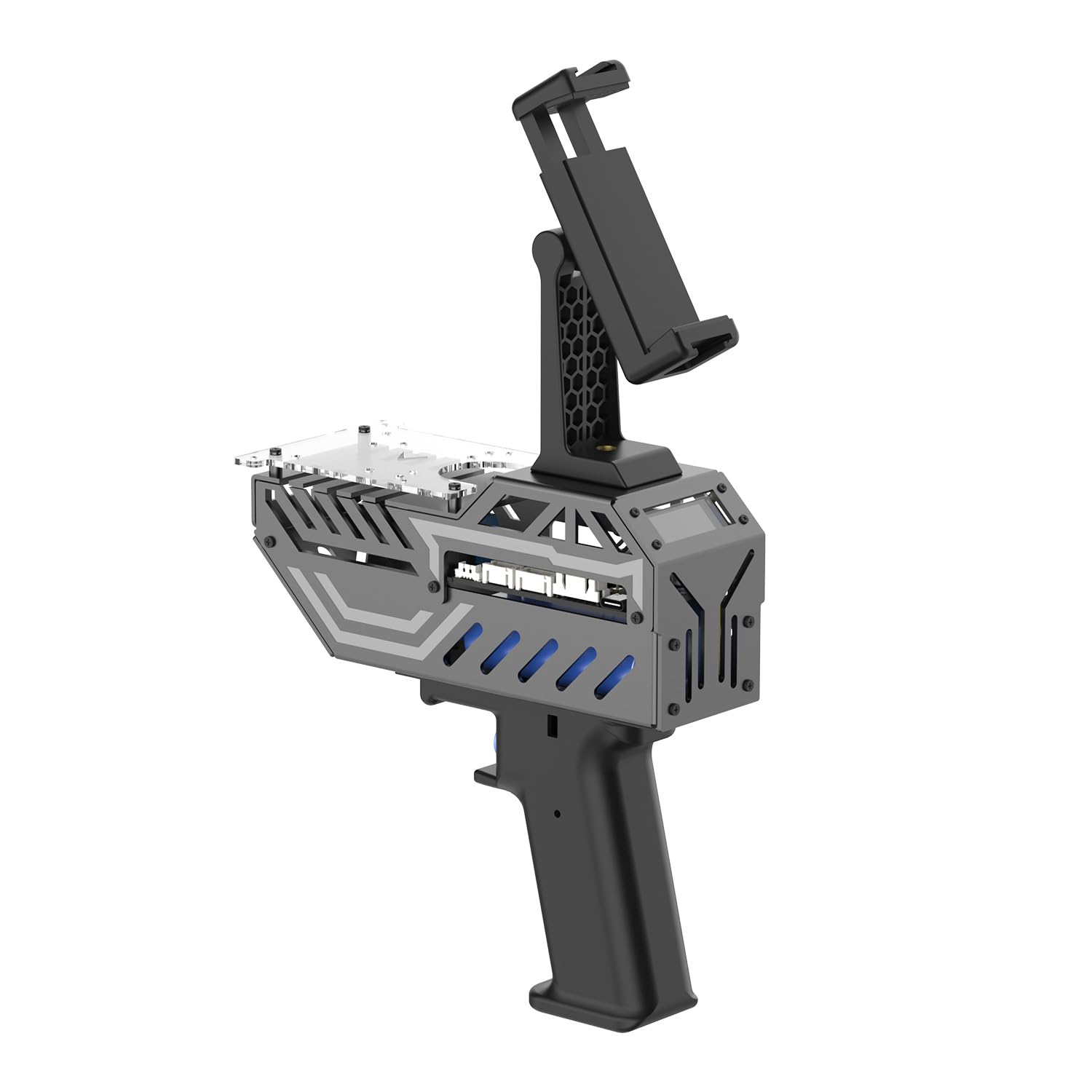 دستگاه نقشه برداری لیدار دستی را می توان با تلفن های همراه بارگیری کرد و فناوری ارتباط بی سیم MicroROS می تواند صفحه نقشه برداری را در زمان واقعی انتقال دهد (PALMSLAM بدون Lidar)