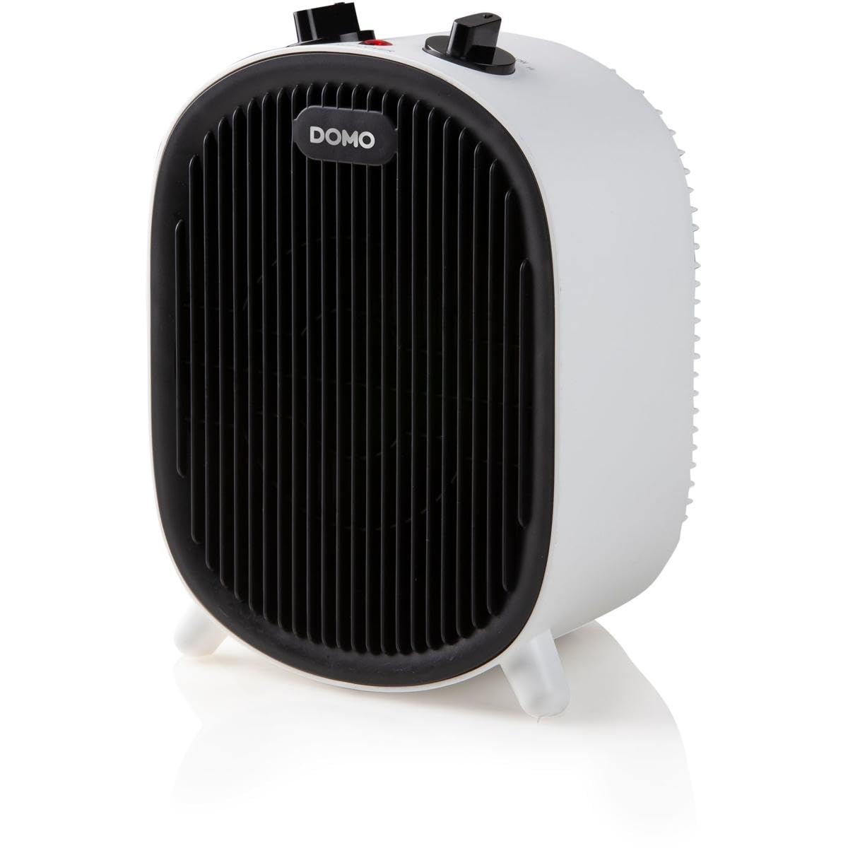 بخاری فن دار DOMO DO7325F با عملکرد فن - 2000 وات - سفید/مشکی