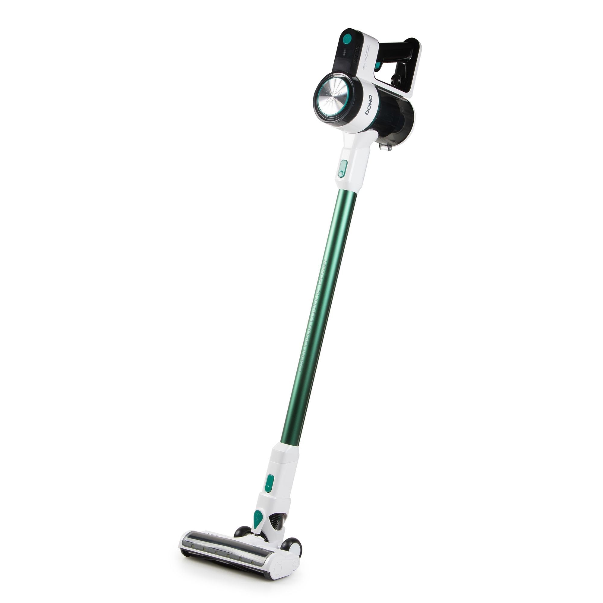 جاروبرقی ایستاده/دستی DOMO DO241SV، دو کاره، 0.55 لیتر، 21.6 ولت، 40 دقیقه کارکرد با فناوری سیکلون 22.2 ولت