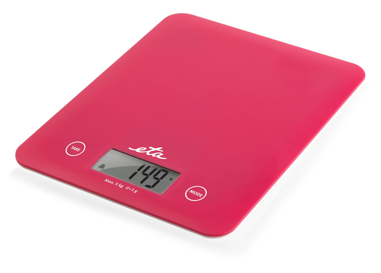 ترازو آشپزخانه دیجیتال اِتا چکسلواکی ETA مدل Lori صفحه نمایش LCD، عملکرد وزن خالص 5 کیلو