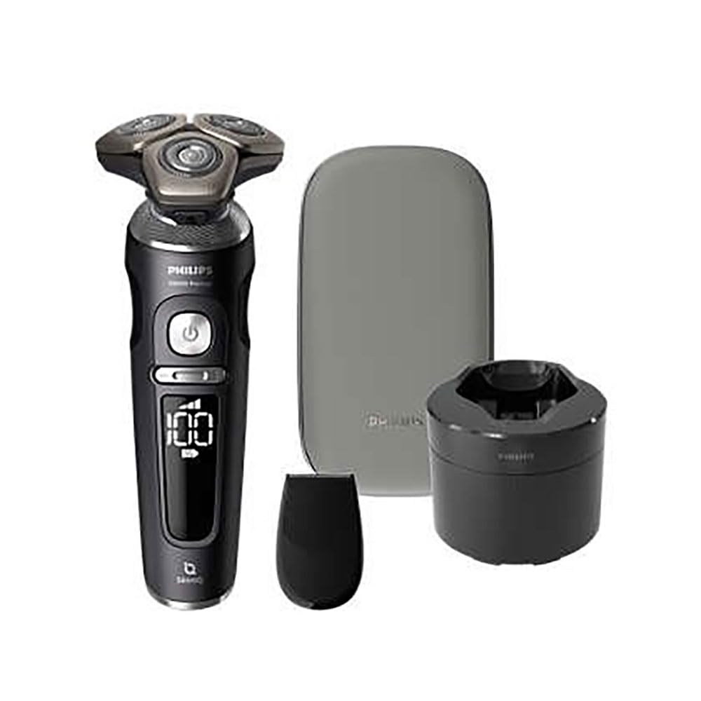 ریش تراش برقی فیلیپس S9000 پرستیژ SP9840/32 مشکی و خاکستری