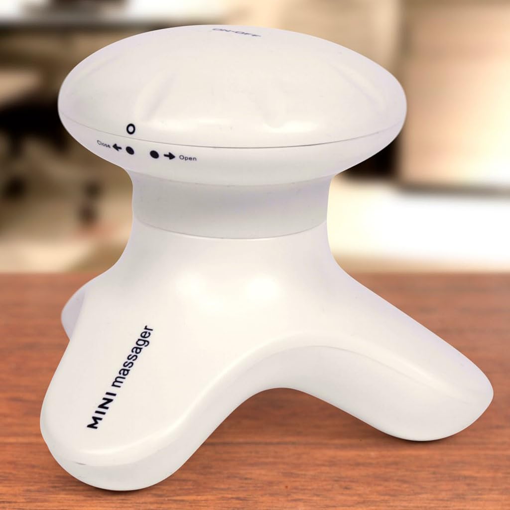 گلوبال ریلکس | ماساژور ویبره بدن بونو | سفید | شیاتسو ضد سلولیت | رفلکسولوژی | ماساژ طب فشاری | ارگونومیک | ضد آب | سبک وزن بونو سفید