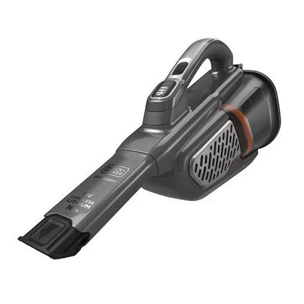 جارو برقی دستی 18 ولتی 2.0 آمپر ساعتی dustbuster BLACK+DECKER با پنل LED Smart Tech، BHHV520JF-QW