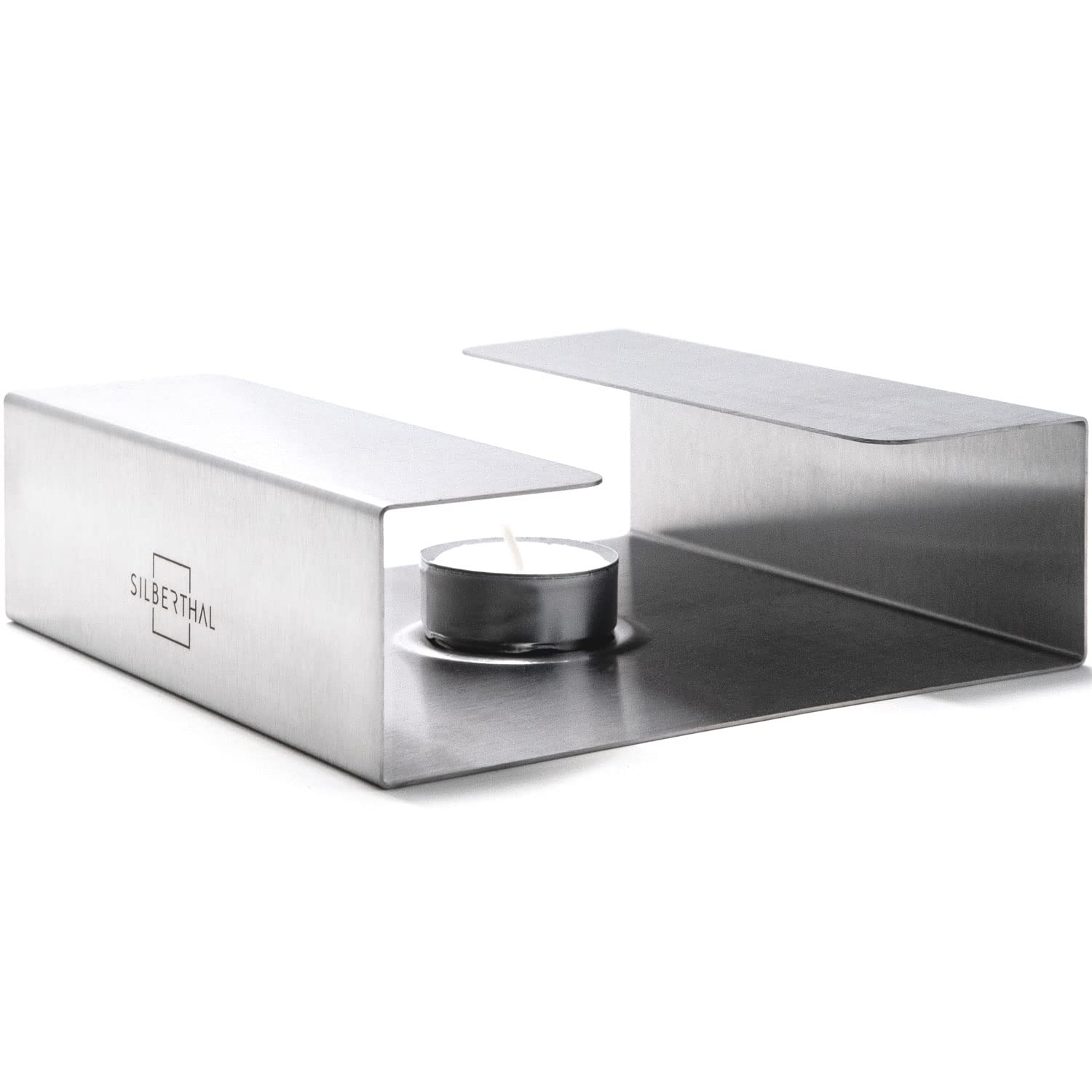 قوری گرمکن سیلبرتال آلمان استیل ضد زنگ - زیبا، مقاوم و ایمن - پایه برای چراغ چای