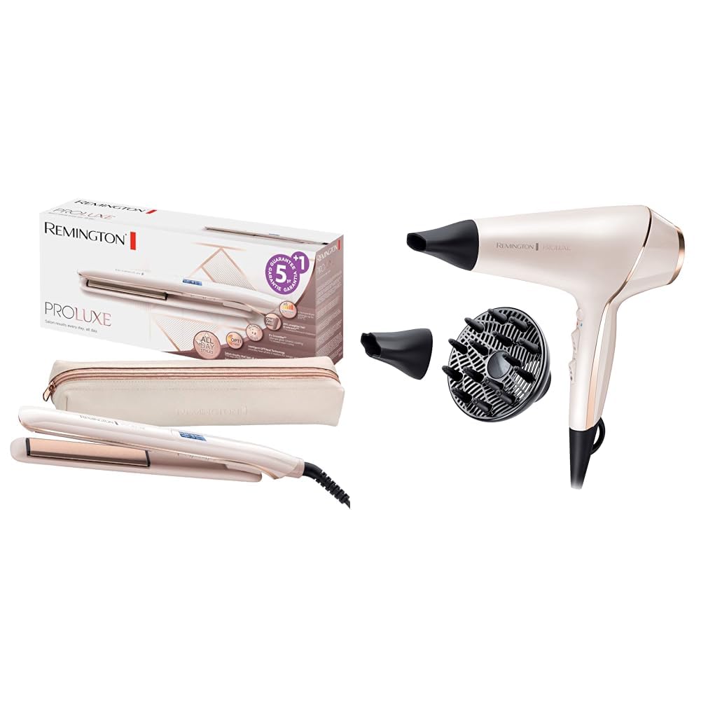 اتو مو رمینگتون پرولوکس S9100 + سشوار یونی حرفه ای رمینگتون پرولوکس AC9140