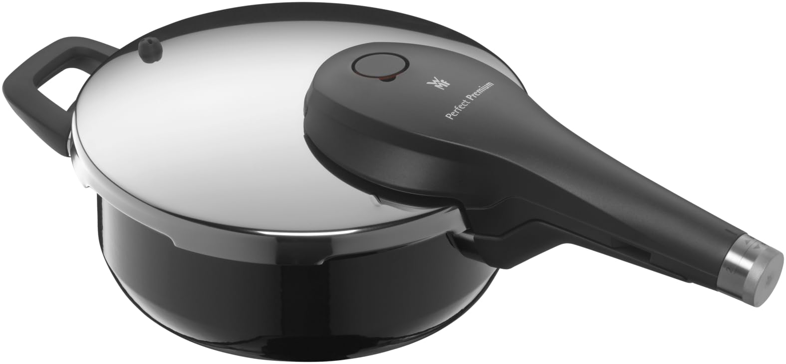 زودپز وی ام اف آلمان WMF Perfect Premium Fusiontec، سازگار با القایی، بخارپز 3 لیتری، سرامیک پیشرفته، 2 طبقه پخت، دکمه چرخشی همه کاره، مشکی