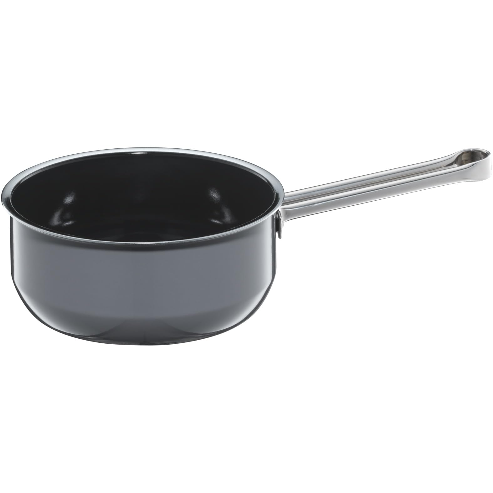 قابلمه شیر جوش وی ام اف آلمان WMF Fusiontec Essential، 16 سانتی‌متر بدون درب، قابلمه کوچک 1.3 لیتری، قابلمه کوچک، قابلمه پاستا، قابلمه شیر، سازگار با اجاق القایی، سرامیک پیشرفته، ضد خش، بدون روکش، خاکستری، ساخت آلمان