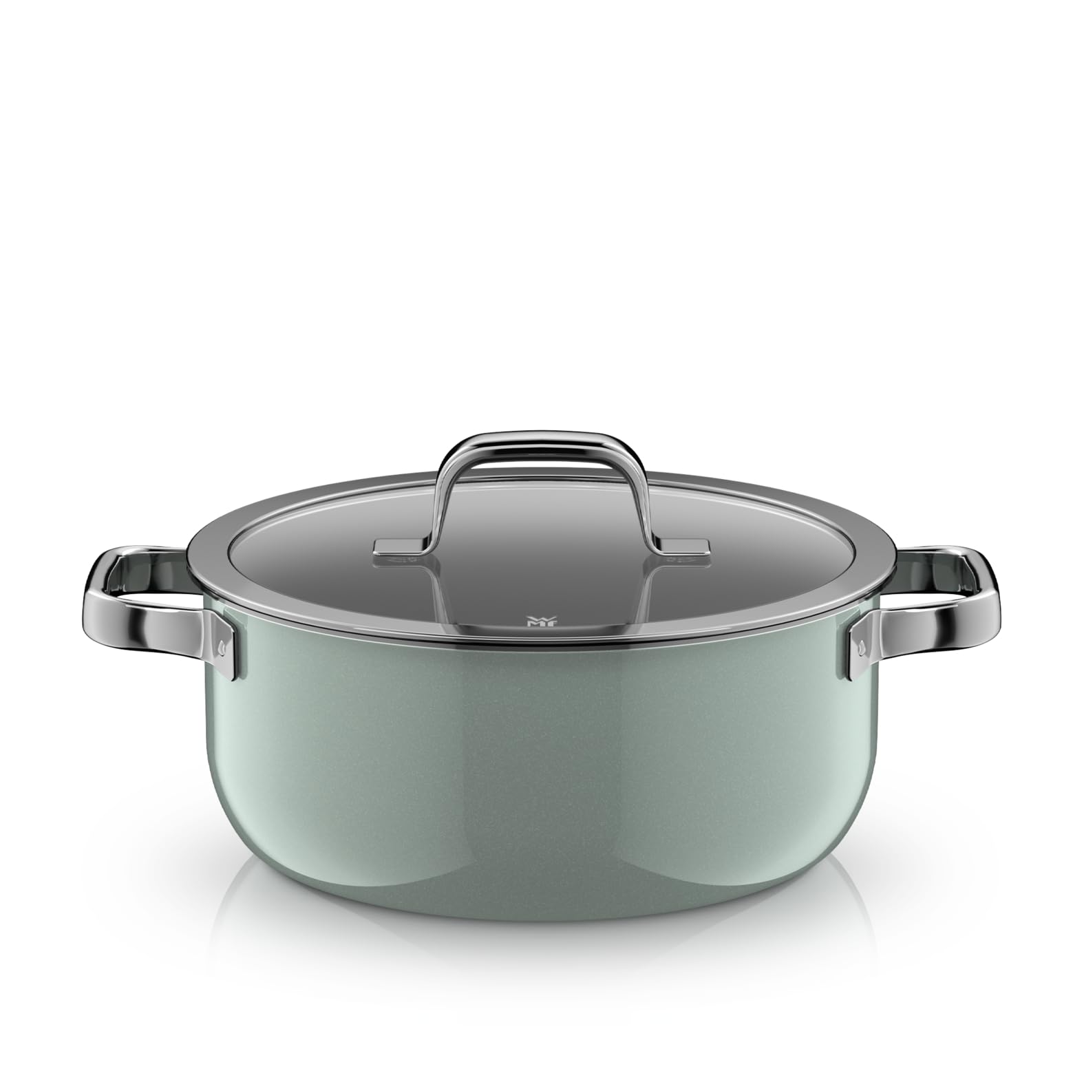 قابلمه وی ام اف آلمان WMF Fusiontec Mineral Pro، ماهیتابه با درب، 24 سانتی‌متر، جنس بادوام، ضد خش، سازگار با القایی، مناسب برای انواع اجاق گاز، ساخت آلمان، اکالیپتوس هِز، 0519785290