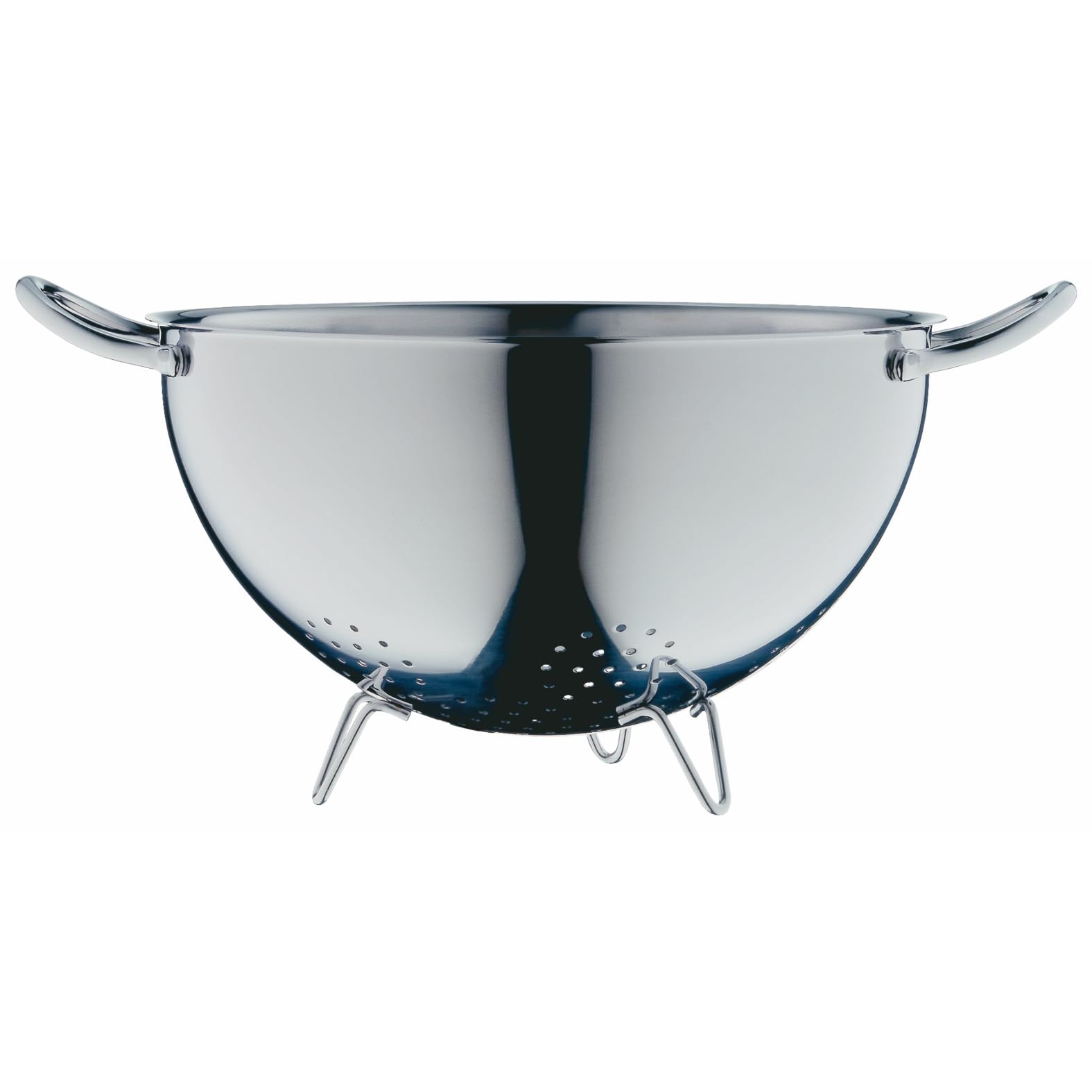 الک استیل ضد زنگ WMF Gourmet 24 سانتی متر، آبکش با پایه، صافی پاستا، الک آشپزخانه، استیل ضد زنگ Cromargan، قابل شستشو در ماشین ظرفشویی، آبکش Gourmet - با پایه