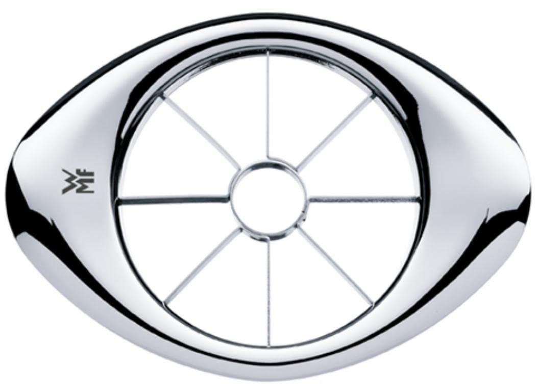 برش دهنده سیب WMF Gourmet، استیل ضد زنگ، 9 سانتی متر، برش دهنده گلابی، جداکننده سیب، جداکننده میوه، استیل ضد زنگ Cromargan، برش دهنده میوه ایده آل برای سیب و گلابی، تک نفره