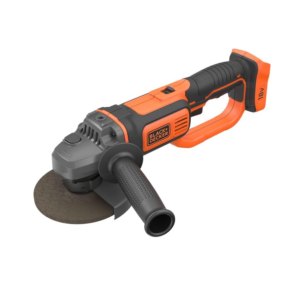 اره رفت و برگشتی شارژی BLACK+DECKER (18 ولت، طول حرکت 22 میلی متر، حداکثر عمق برش 110 میلی متر، کفشک اره انعطاف پذیر، دستگیره لاستیکی ارگونومیک، بدون باتری و شارژر) BDCR18N-XJ