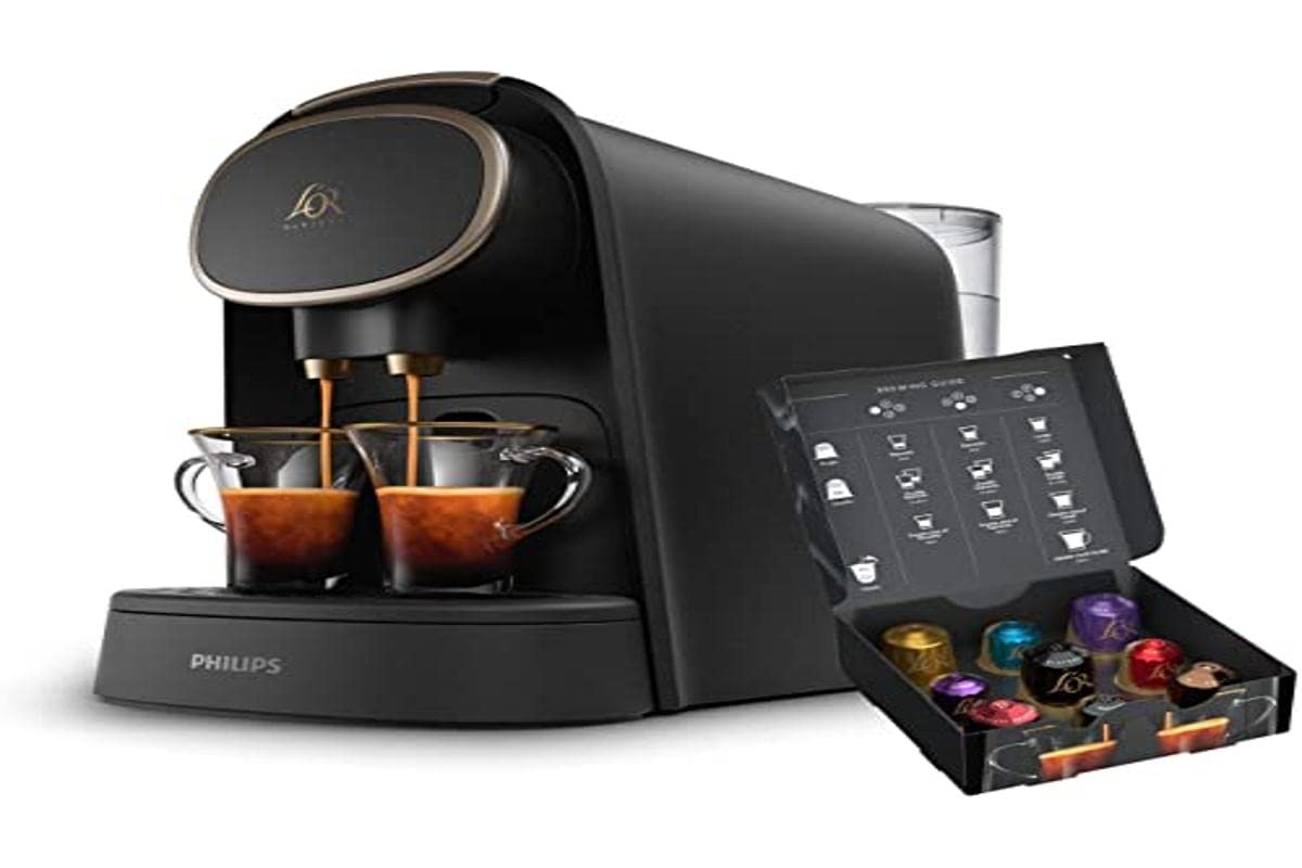 قهوه ساز کپسولی فیلیپس Philips L'OR BARISTA LM8016/90 (سیستم 2 فنجان) متالیک/مشکی مات