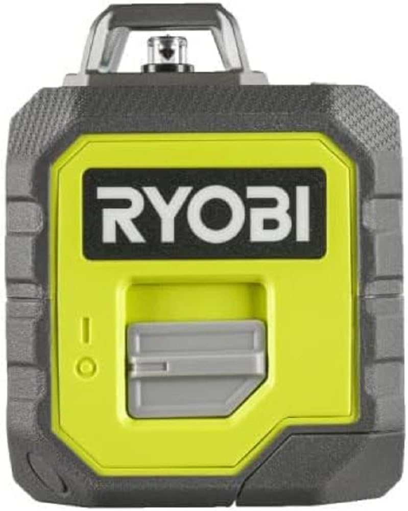 RYOBI cross line laser laser 360˚ laser green شامل قطب تلسکوپی RB360GLL-K، 25 متر
