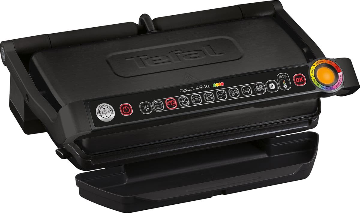 گریل باربیکیو تفال Tefal GC7248 OptiGrill+ XL mit Snacking & Baking 2000 Watt 9 Program Antihaft