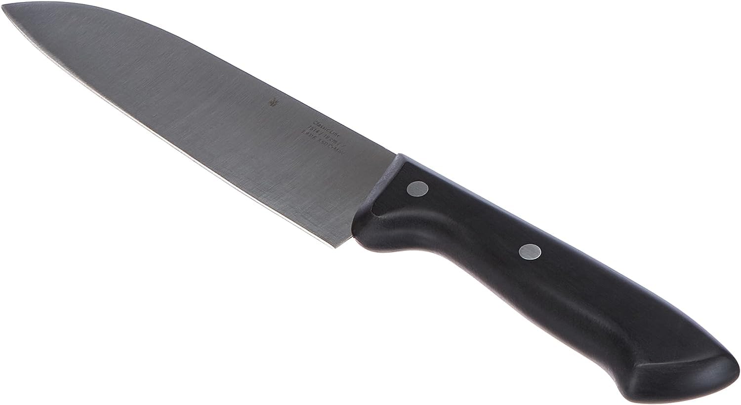 چاقوی سانتوکو وی ام اف آلمان WMF Classic Line 31.5 سانتی‌متر، تیغه مخصوص استیل، دسته پلاستیکی، تیغه 18 سانتی‌متر، چاقوی سانتوکو 18 سانتی‌متر