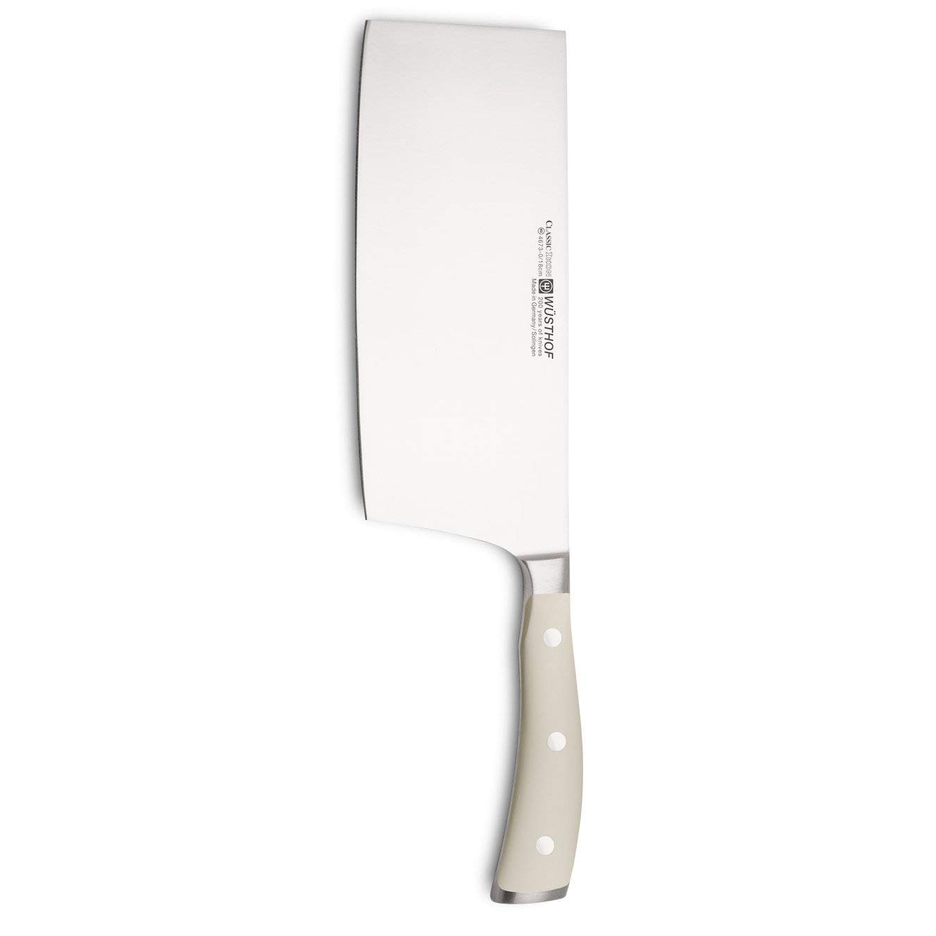 ساطور آشپزخانه وستوف آلمان WÜSTHOF Classic Ikon Crème، سایز 18 سانتی‌متر