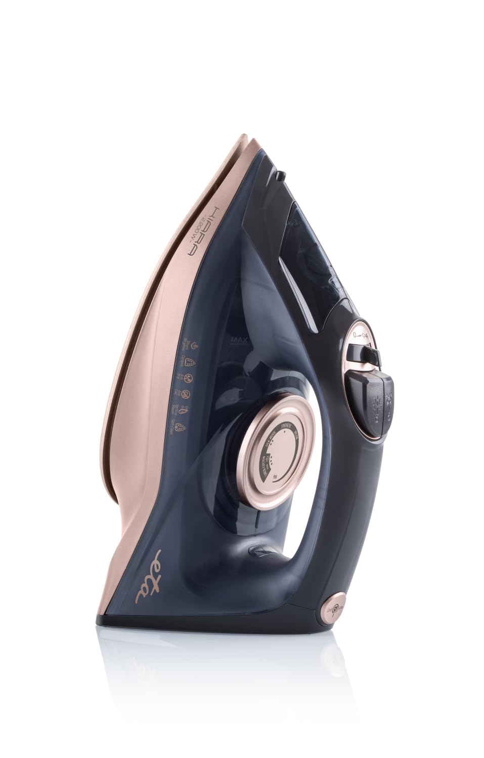 اتو بخار اِتا چکسلواکی ETA Kiara افزایش بخار 90 گرم در دقیقه، سطح اتو سرامیکی