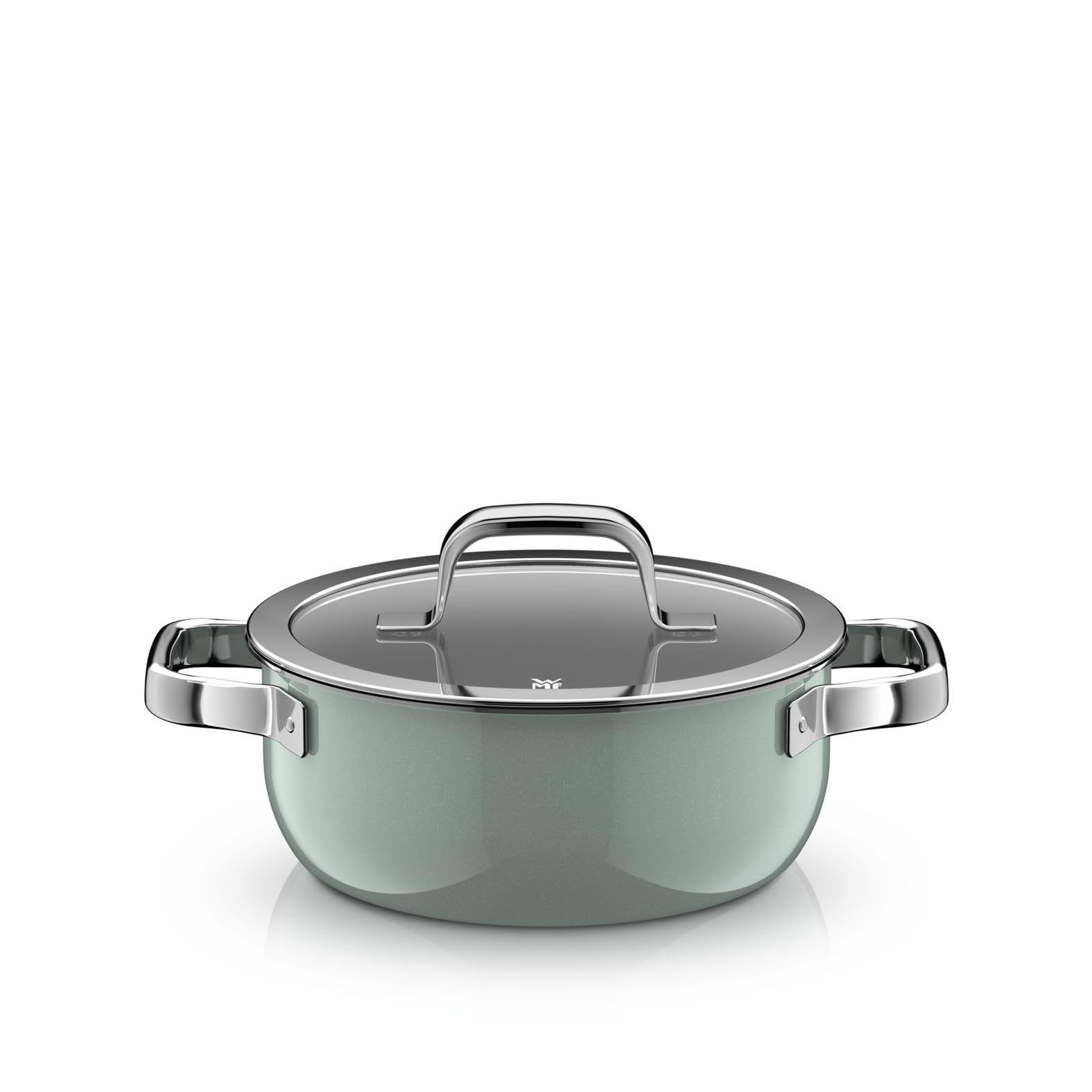 قابلمه وی ام اف آلمان WMF Fusiontec Mineral Pro، ماهیتابه با درب، 20 سانتی‌متر، جنس بادوام، ضد خش، سازگار با القایی، مناسب برای انواع اجاق گاز، ساخت آلمان، اکالیپتوس هِز، 0519115290