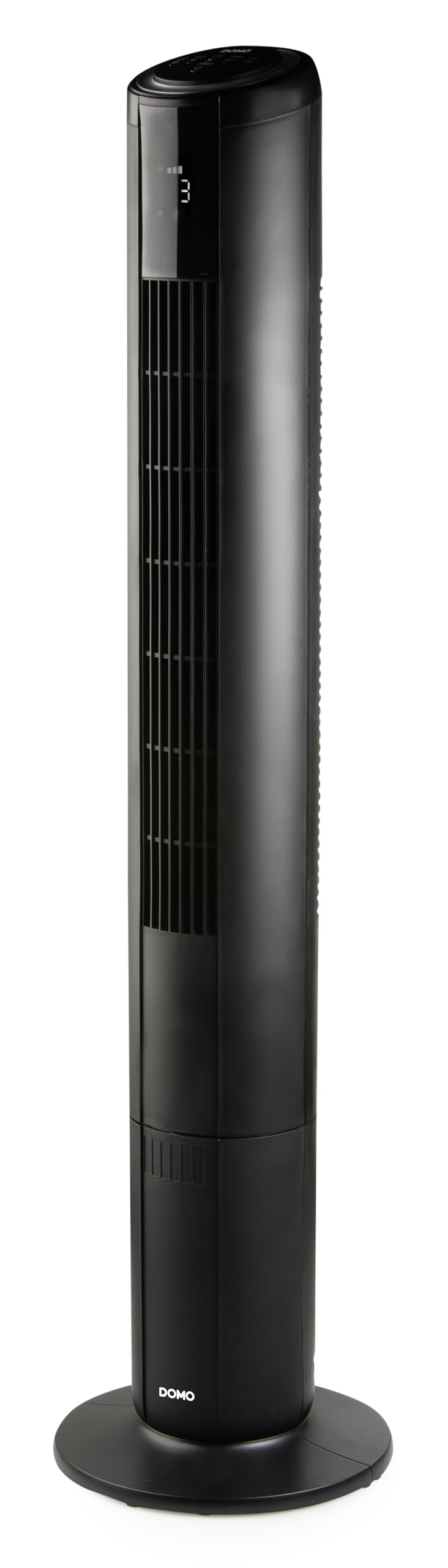 پنکه ایستاده DOMO DO8153 با کنترل از راه دور – ۵ سرعت – ۴ حالت – تایمر ۸ ساعته – نوسانی – روشنایی محیطی – مشکی