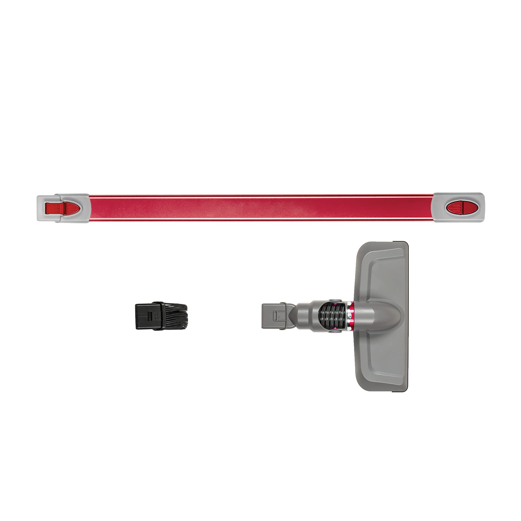 Genius Invictus One Version 2.0 ست کف 3 تکه قرمز - نازل کف، لوله مکش (تقریباً 65 سانتی متر)، برس اتصال کوچک | بسته کامل برای تمیز کردن کارآمدتر و سریعتر