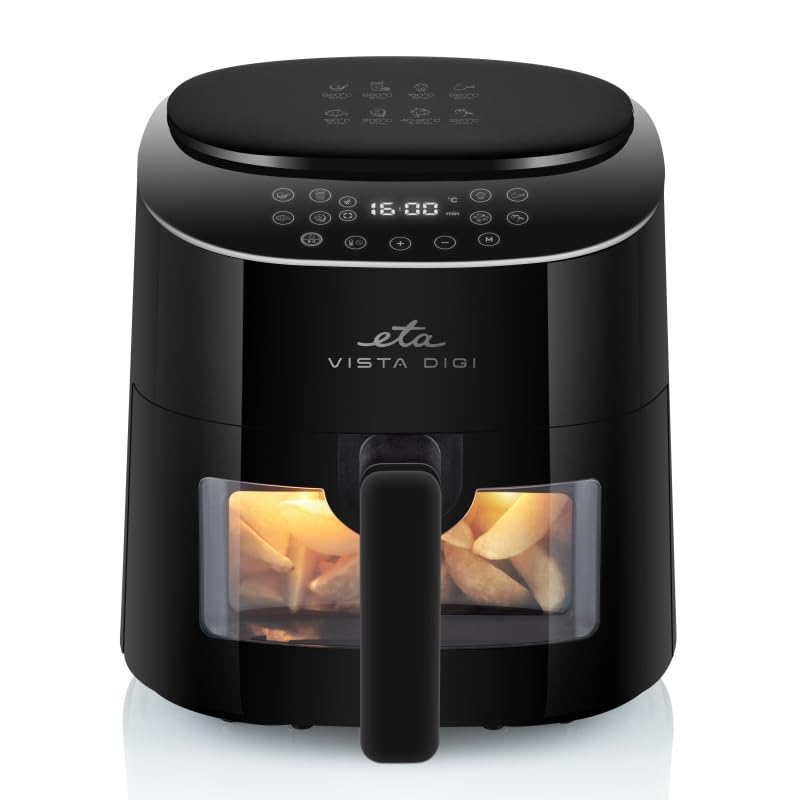 سرخ کن بدون روغن اِتا چکسلواکی ETA Vista Digi ظرفیت ۴.۳ لیتر، قدرت ۱۳۰۰ وات، پنجره نمایش ۴۰-۲۲۰ درجه سانتیگراد