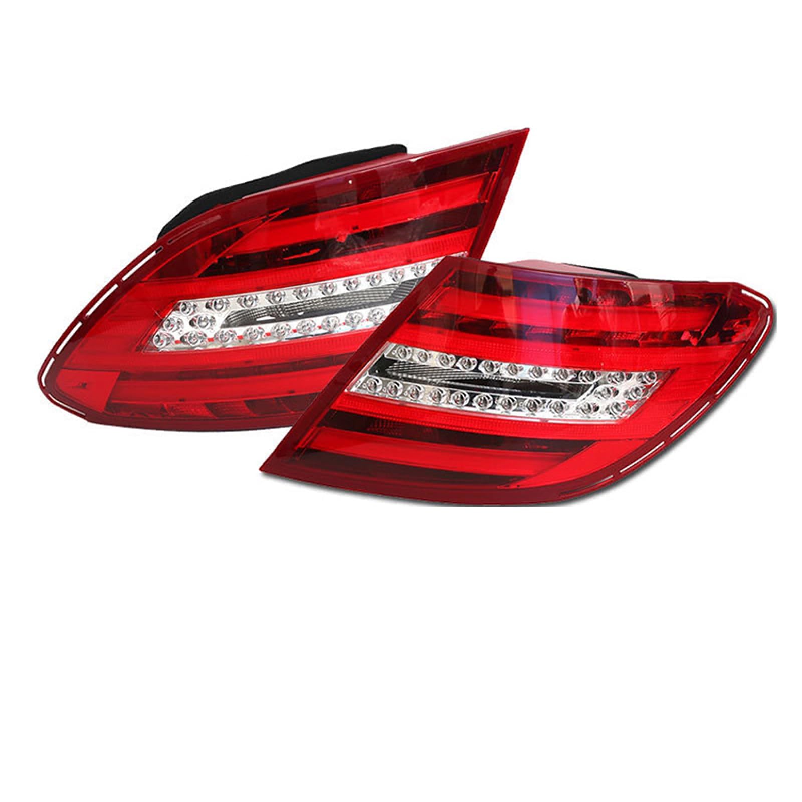 چراغ های عقب خودرو APARC برای مرسدس بنز W204 C180 C200 C220 C260 C280 C300 2011 2012-2014، لوازم جانبی تعویض چراغ های عقب مونتاژ چراغ عقب ضد آب، A/Right و چپ معمولی A/Right And Left