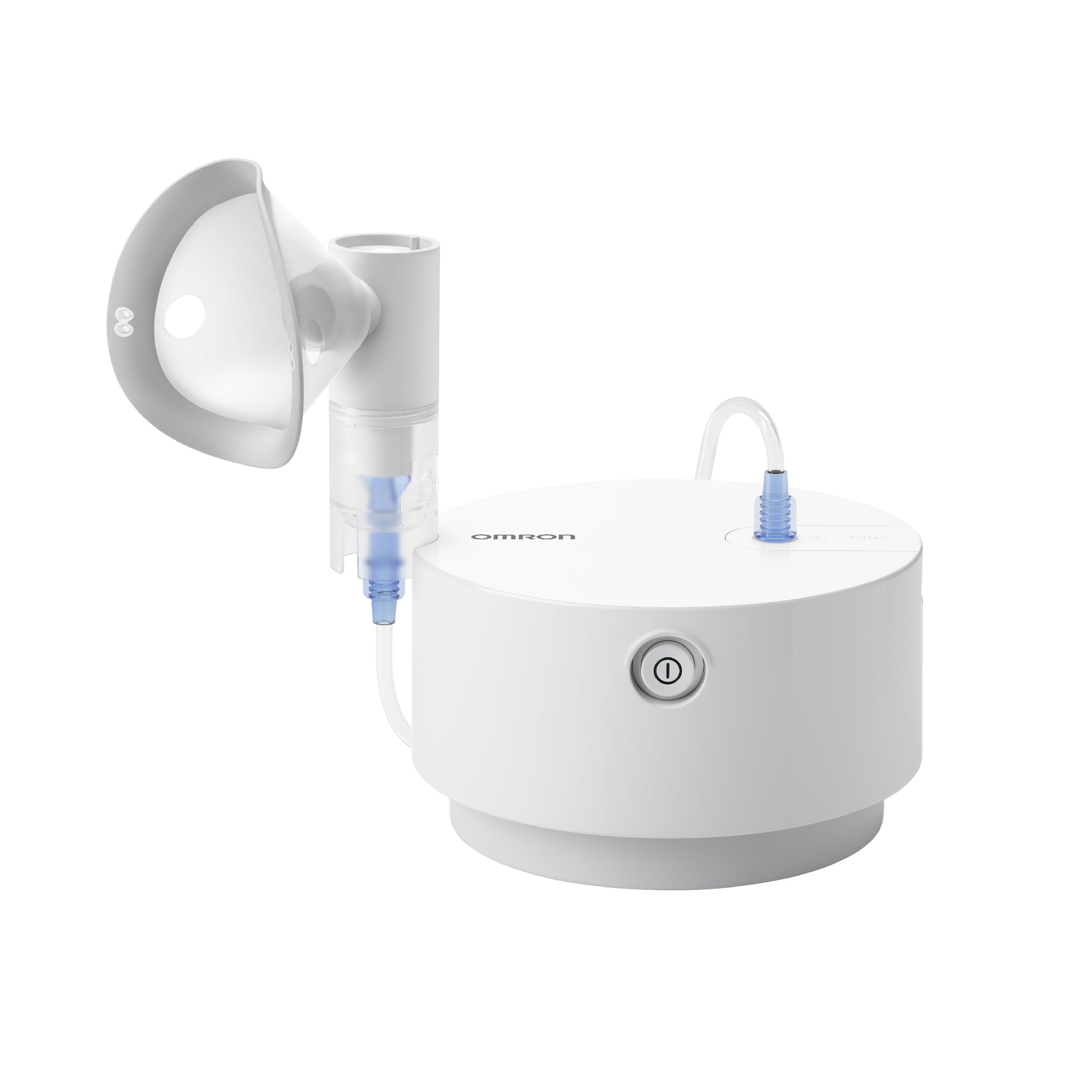 نبولایزر همه کاره پیشرفته OMRON X105 برای کودکان و بزرگسالان، "خوب" Stiftung Warentest 12/24، استنشاقی قدرتمند برای بیماری‌های حاد و مزمن تنفسی؛ لوازم جانبی با کیفیت بالا
