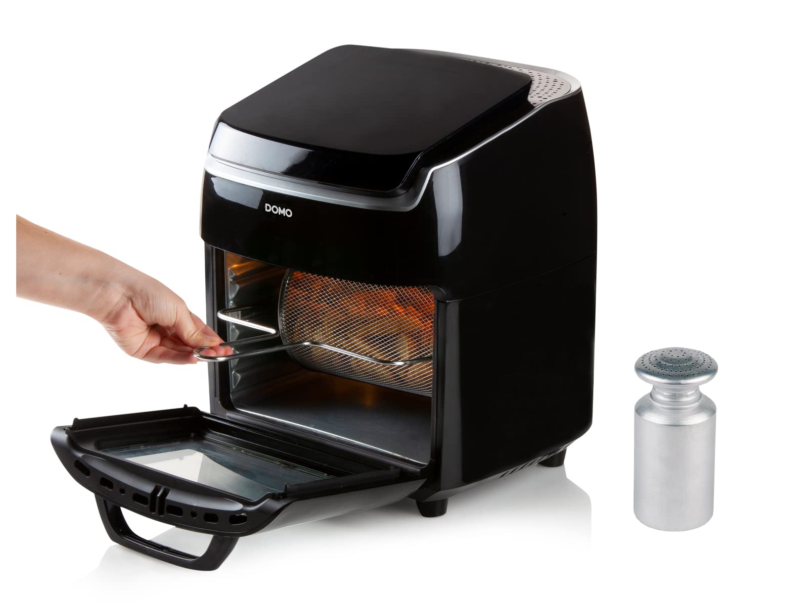 مینی فر سرخ کن دیجیتال ۱۰ لیتری با سبد چرخان، ۱۸۰۰ وات