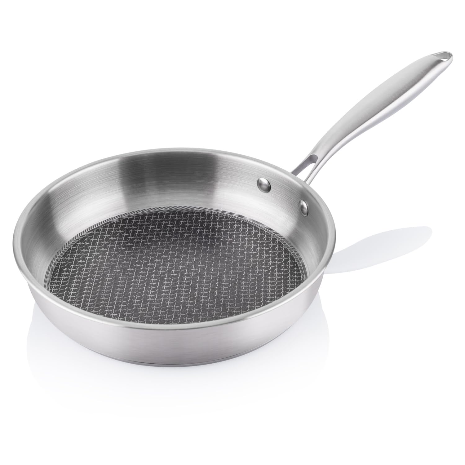 ماهیتابه 25 سانت اِتا چکسلواکی ETA لانه زنبوری مناسب برای القایی 18/10 I پوشش نچسب