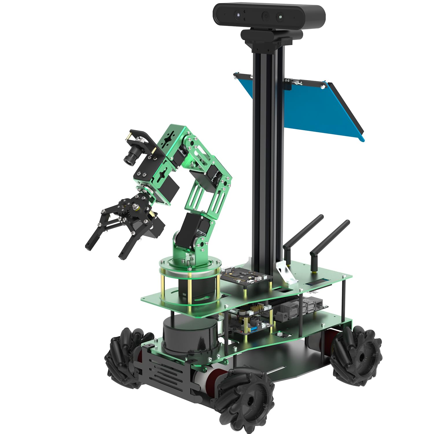 Jetson Nano B01 NVIDI-A Rosmaster X3 Plus Mapping Navigation، ناوبری چند نقطه‌ای، برنامه‌ریزی مسیر، اجتناب از موانع و دنبال کردن (Ver-Nano X3 Plus با Nano SUB)