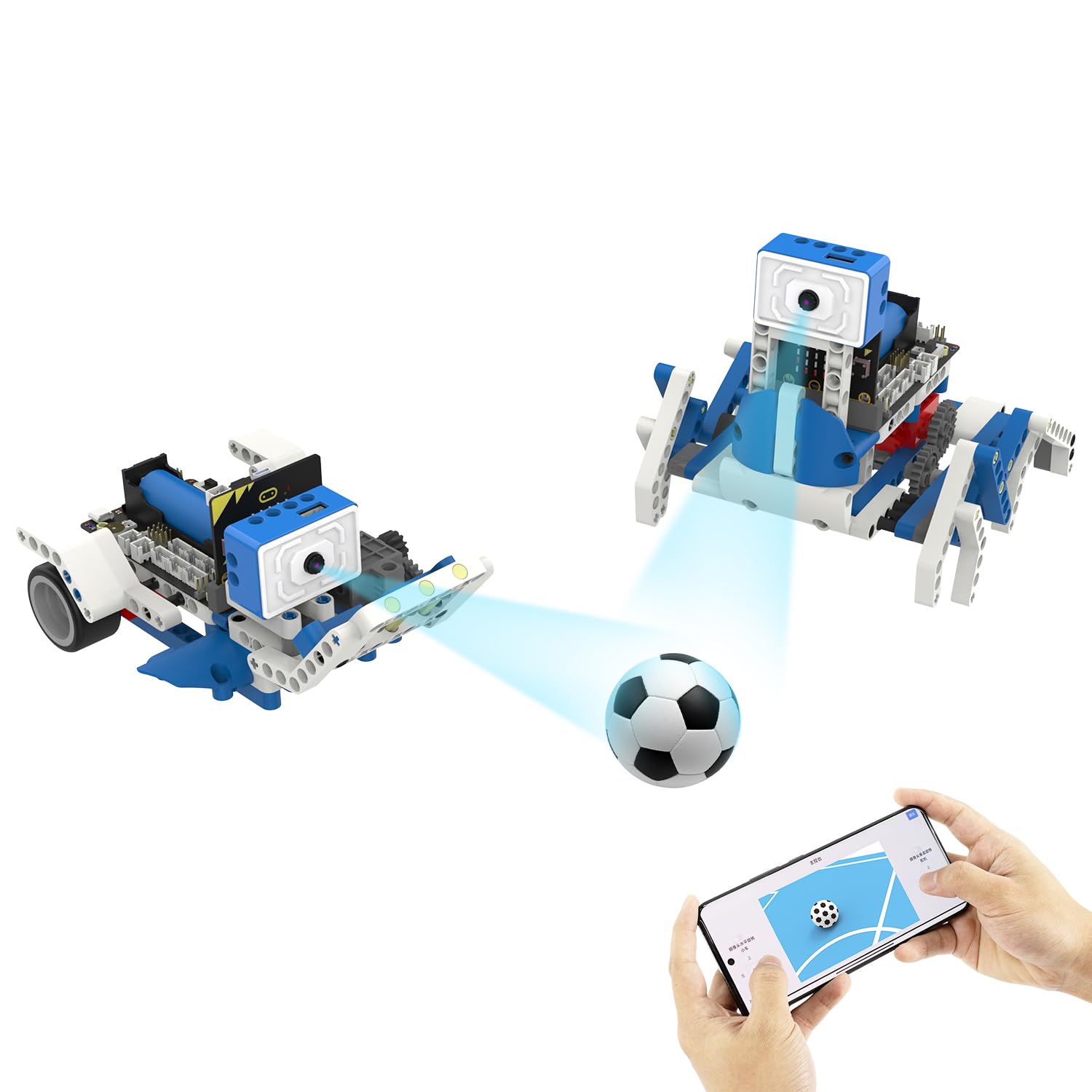 Yahboom Micro:bit V2 16 in 1 ماژول سنسور ماژول دوربین WiFi ماژول دوربین ربات یاهبوم، مناسب برای کنترل ویدئو برنامه DIY DIY (Super Kit بدون میکروبیت)