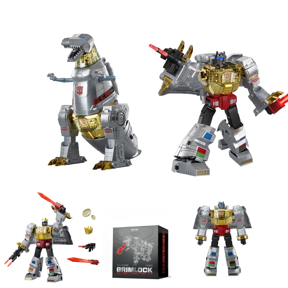 ربات دایناسور روبوسن ربات پرچم‌ دار نسخه Grimlock اولین کلکسیونی با قابلیت تبدیل خودکار دوتایی در جهان با یکپارچه‌سازی برنامه