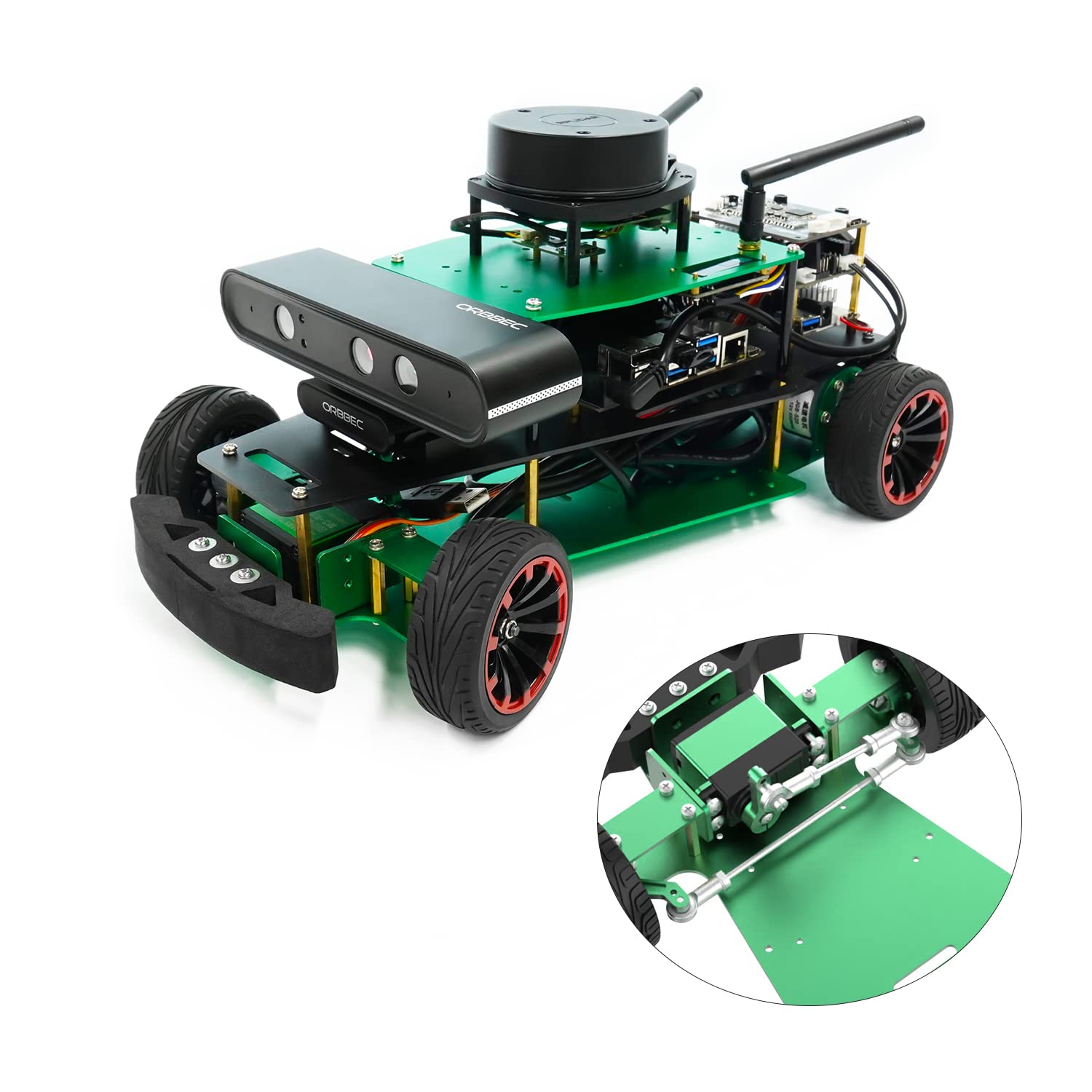 کیت ماشین رباتیک هوشمند Yahboom Jetson Orin Nano Raspberry Pi AI ROS2 مکالمه تشخیص صدای بزرگسالان، خلبان خودکار، تشخیص هوش مصنوعی (R2 ULT Ver with Orin NX 8GB)