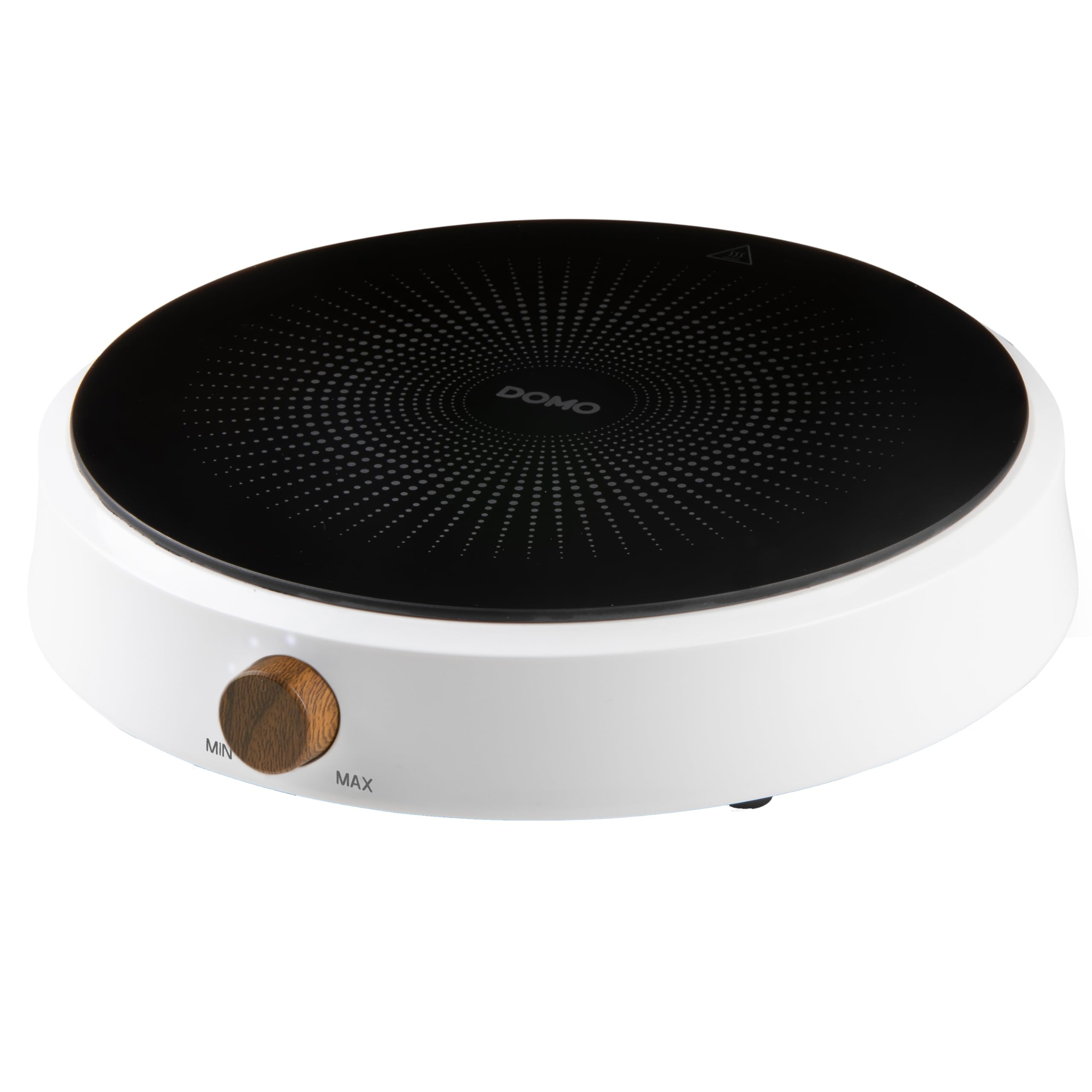 اجاق القایی DOMO DO30112IP - 9 سطح دما - سطح سرامیکی با کیفیت بالا 26 سانتی متر قطر - سفید