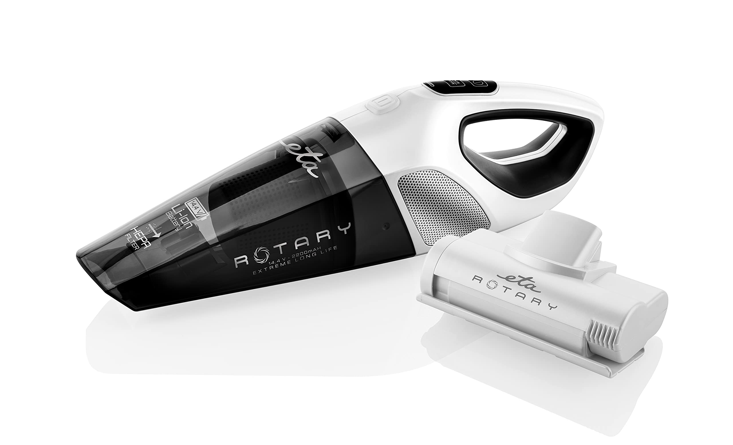 جارو شارژی دستی اِتا چکسلواکی ETA چرخشی با برس چرخشی برقی - باتری لیتیوم-یونی 14.4 ولت