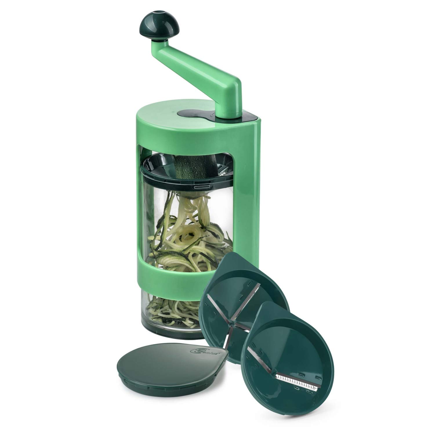 برش مارپیچی Genius Super Julietti برای برش سبزیجات – اسپاگتی با سبزیجات، مارپیچ و جولین