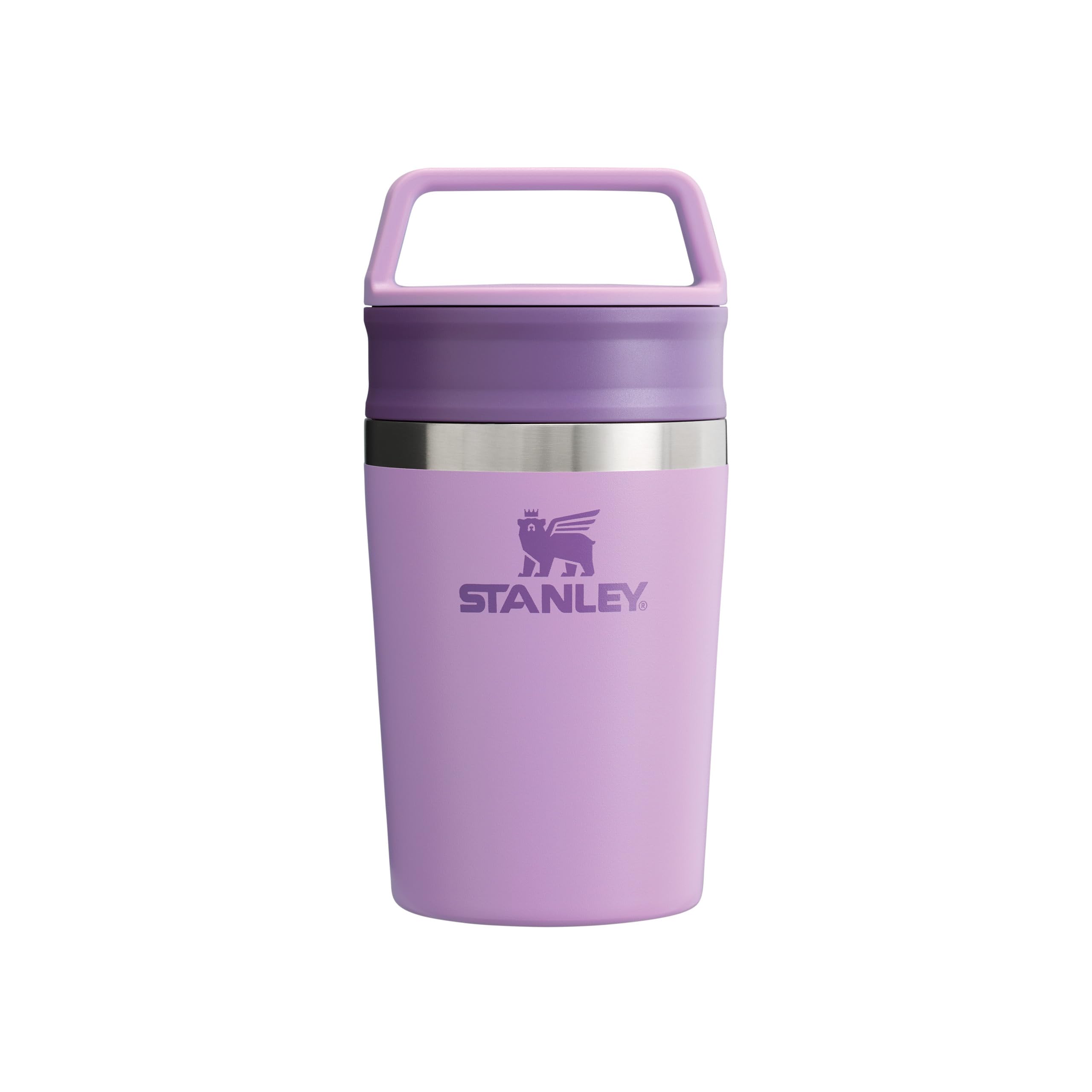 ماگ قهوه استنلی کافه تو-برو ۰.۲۳ لیتر - ۳ ساعت گرم نگه می‌دارد - ۴ ساعت سرد نگه می‌دارد - ماگ حرارتی استیل ضد زنگ - قابل شستشو در ماشین ظرفشویی - دسته حمل آسان - ماگ قهوه تو-برو - یاسی