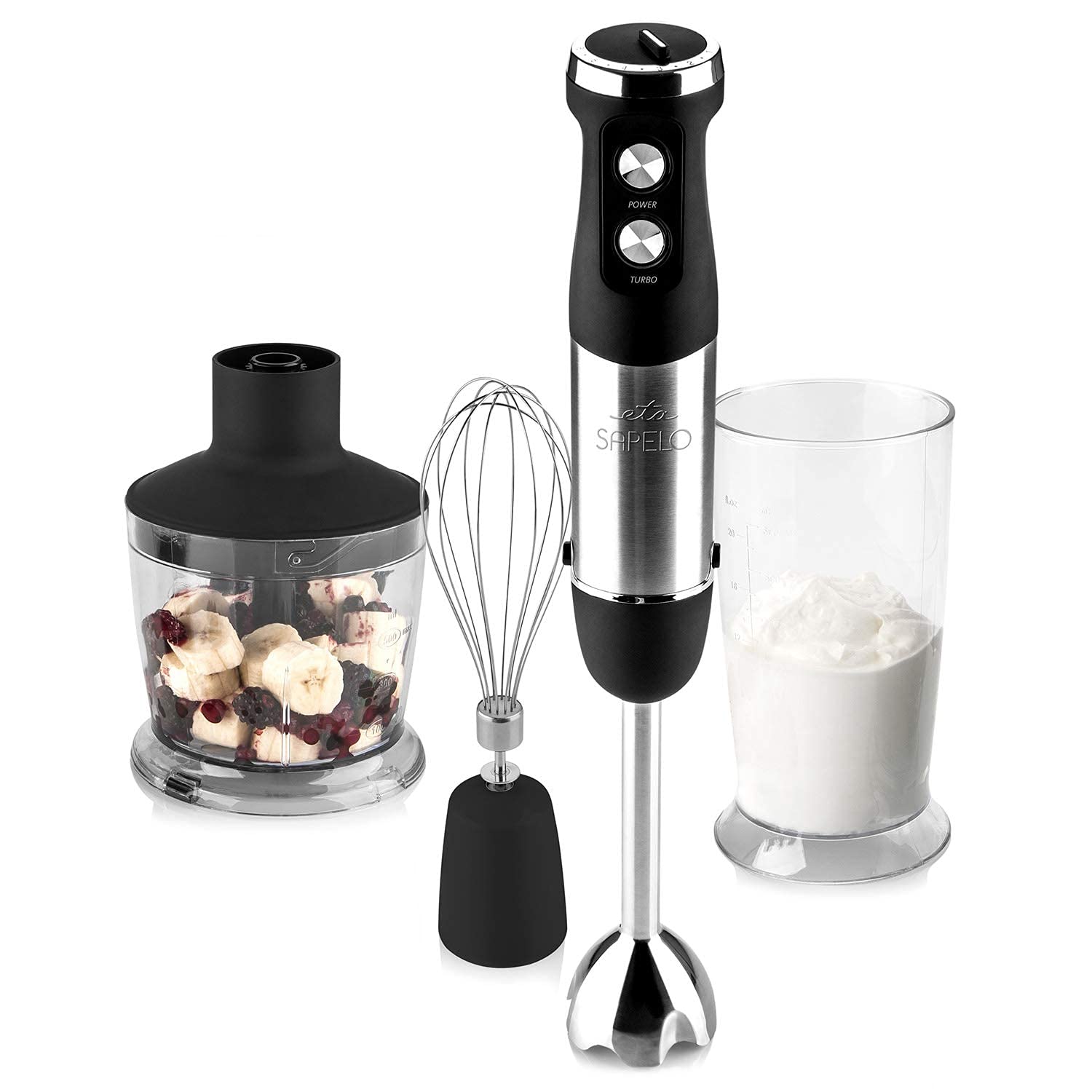 گوشت کوب برقی اِتا چکسلواکی ETA Sapelo  مخلوط کن دستی قابل جدا شدن جنس استیل ضد زنگ لوازم جانبی