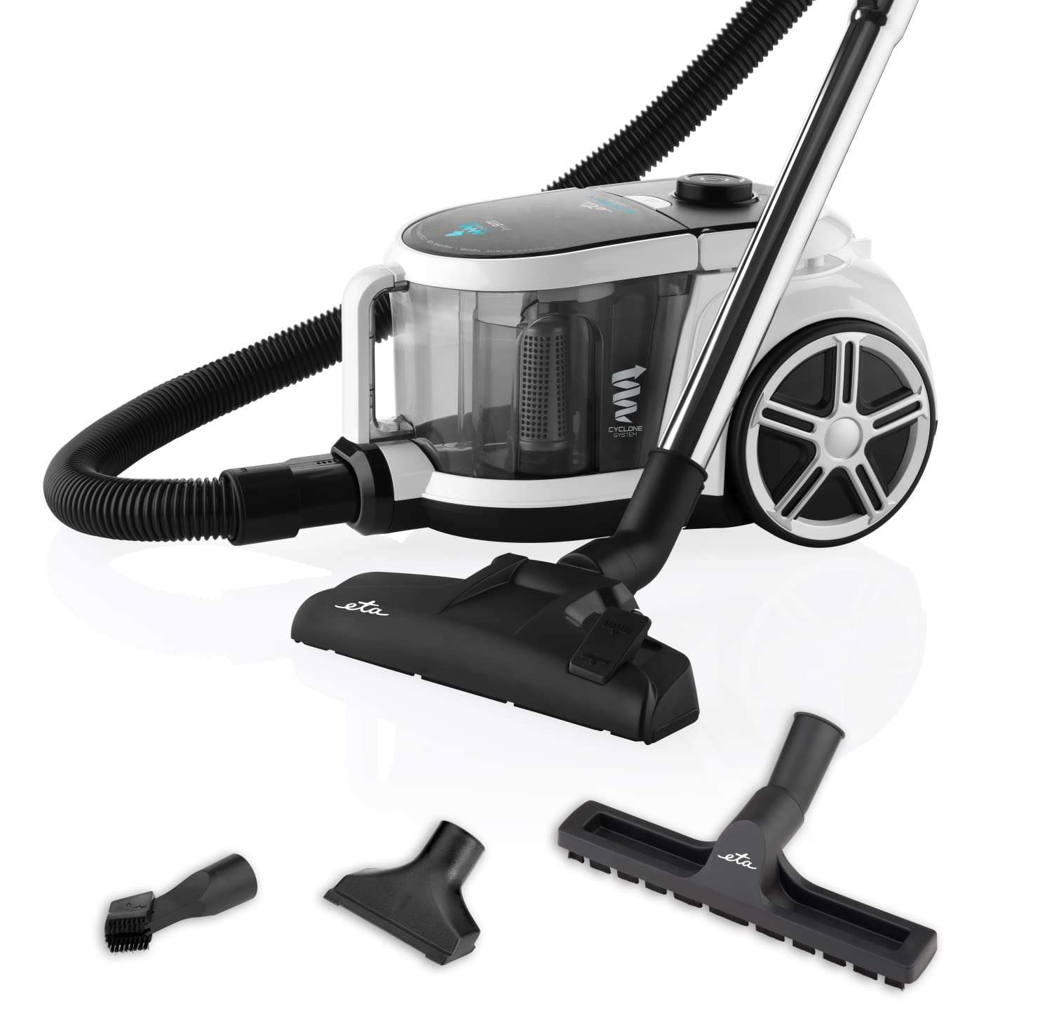 جارو برقی بدون کیسه اِتا چکسلواکی ETA مدل Stormy Home مدل I، قدرت ۸۰۰ وات، فیلتر HEPA