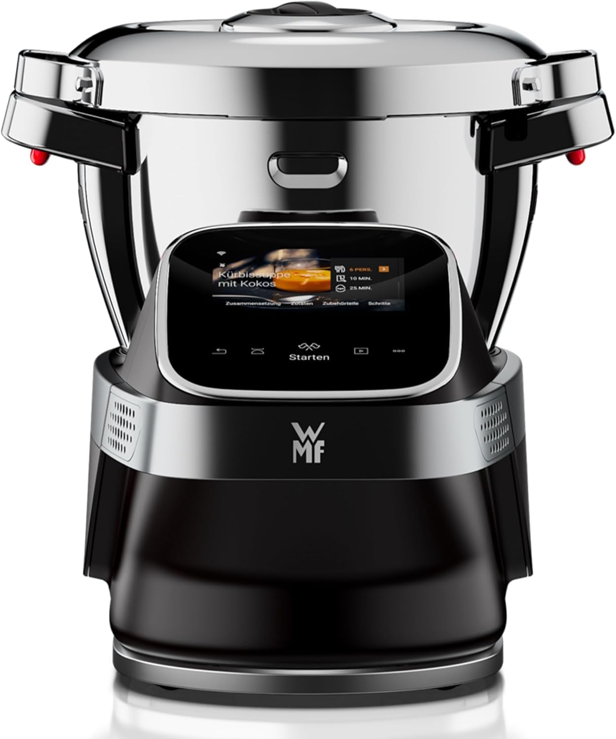 غذاساز مولتی کوکر دیجیتال وی ام اف آلمان WMF Avantgarde بی‌صدا، ۱۴ برنامه پخت و پز، وای فای، کاسه ۳ لیتری، صفحه لمسی