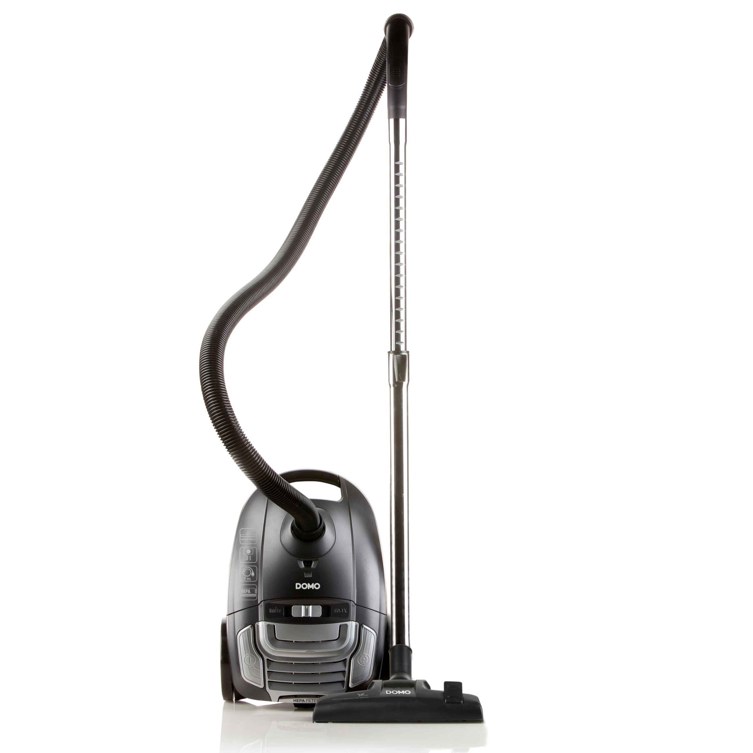 جاروبرقی کیسه‌دار DOMO DO7285S - 3 لیتر - 700 وات - خاکستری