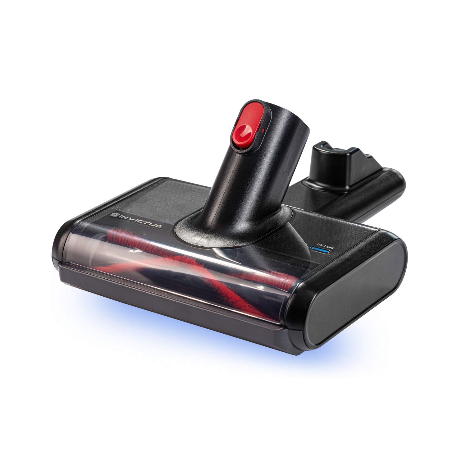 جارو شارژی Genius Invictus X9 UV Light Brush (2 تکه) - برای تمیز کردن ایده آل و بدون مواد شیمیایی مبلمان، فرش و تشک های روکش شده (سازگار با Invictus X9)