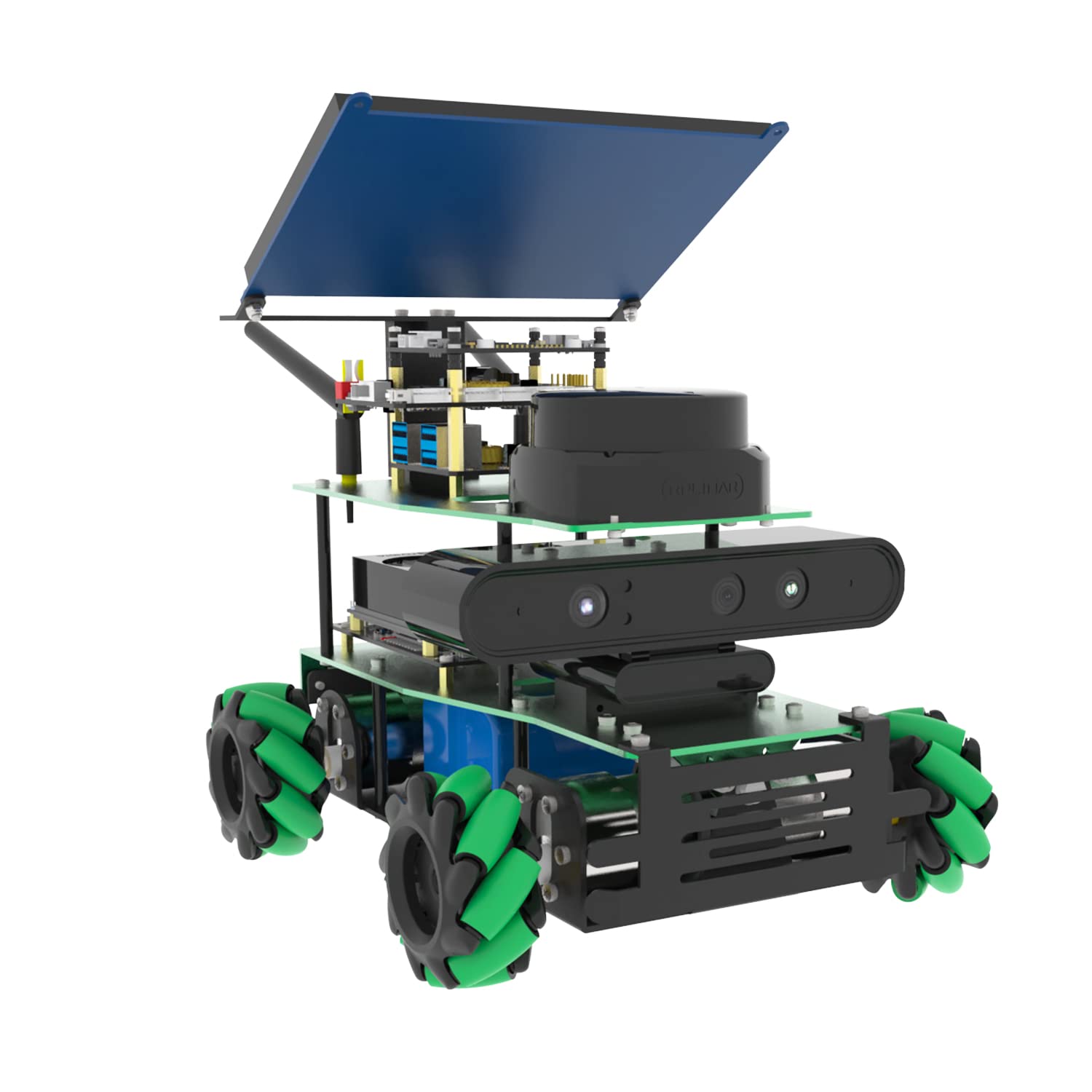 ربات Yahboom ROS2 برنامه‌نویسی پایتون مهندسی عمق پروژه تصویر سه‌بعدی هوش مصنوعی کیت‌های ربات بزرگسال برای RPi5 Jetson Nano Orin Nano (نانو استاندارد نسخه بدون نانو) Eu Nano Sta نسخه بدون نانو