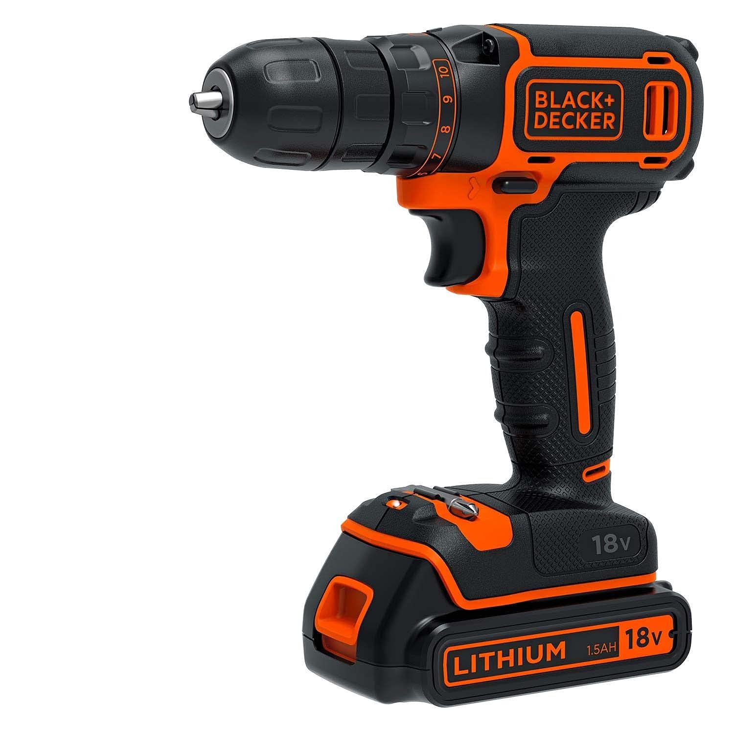 Black+Decker BDCDC18K1-QW, 18 V, Schwarz
