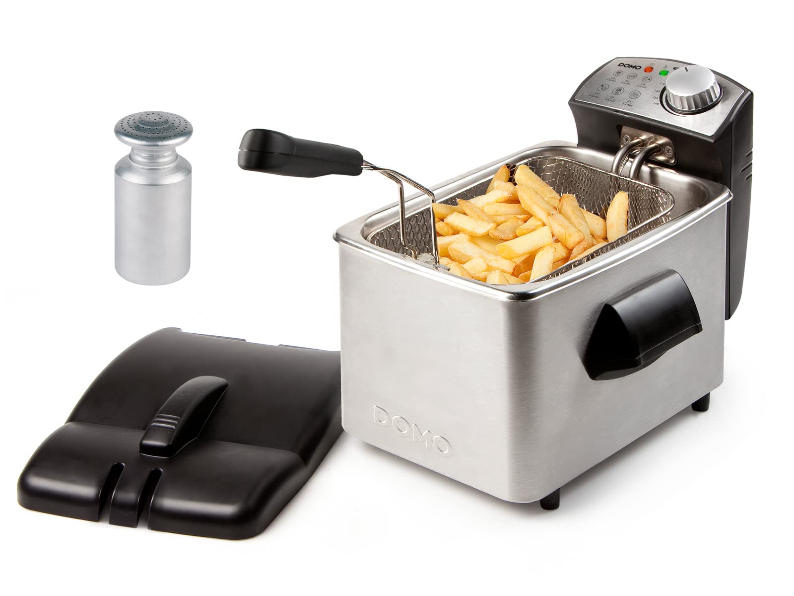 سرخ کن عمیق مخصوص منطقه سرد، جنس استیل ضد زنگ، درب دار، ۳۰۰۰ وات، ۴ لیتر